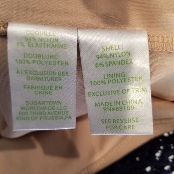 LILLY PULITZER NICOLINE BELL SLEEVE DRESS SCALLOPED SHELL LACE TRUE NAVY SIZE L - Picture 8 of 8